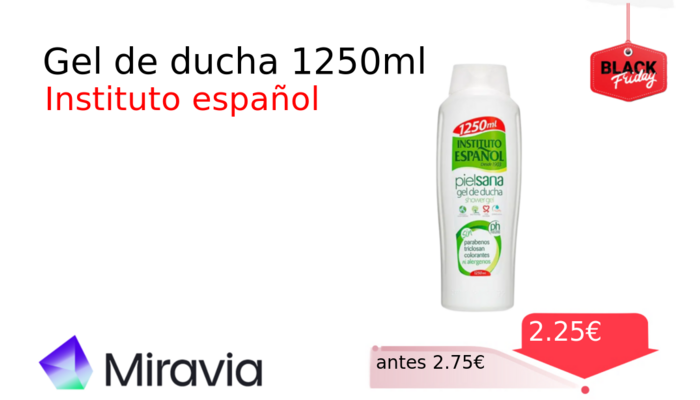 Gel de ducha 1250ml