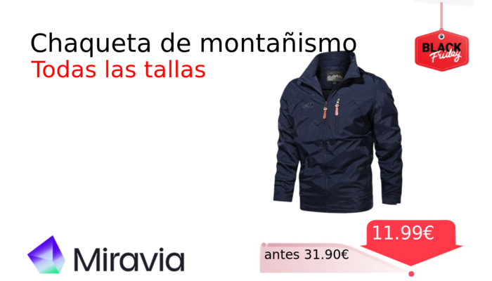 Chaqueta de montañismo