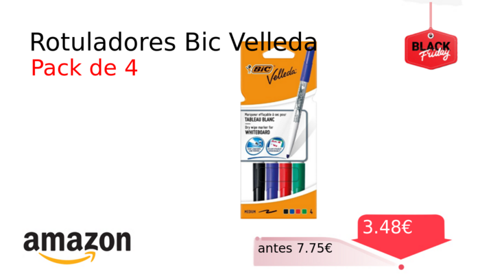 Rotuladores Bic Velleda