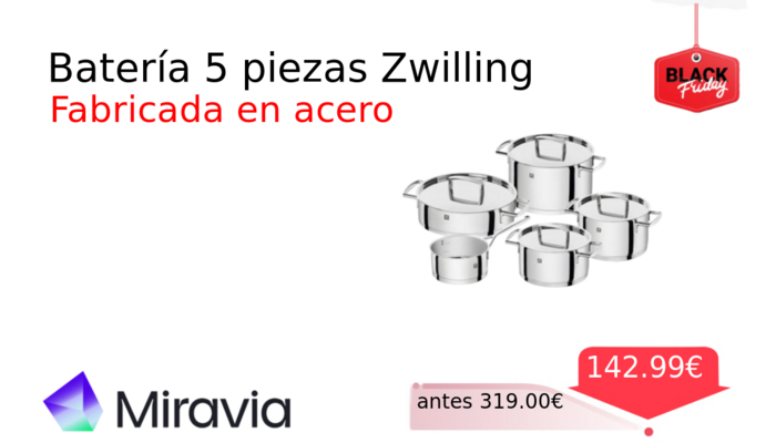 Batería 5 piezas Zwilling 