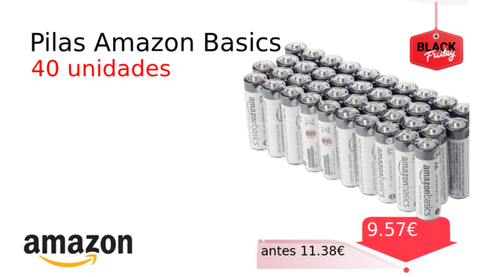 Pilas Amazon Basics