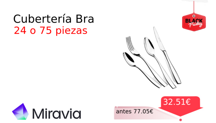 Cubertería Bra