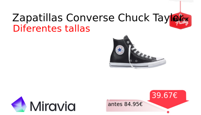 Zapatillas Converse Chuck Taylor