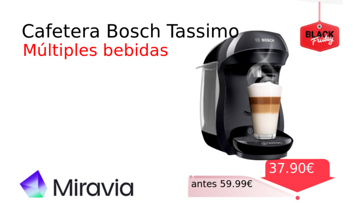 Cafetera Bosch Tassimo