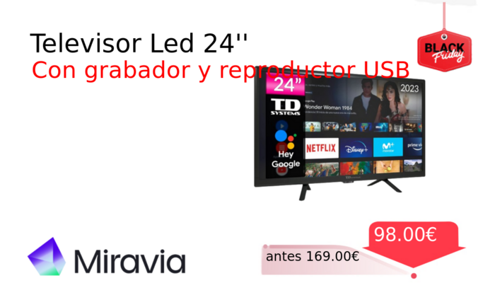 Televisor Led 24''