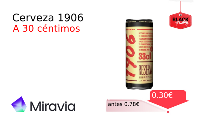 Cerveza 1906