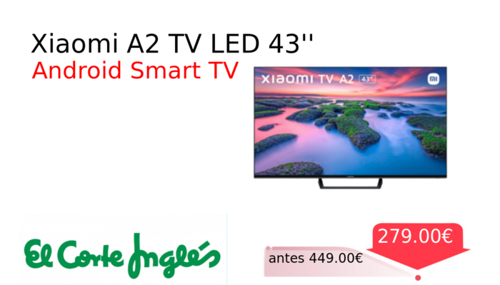 Xiaomi A2 TV LED 43''