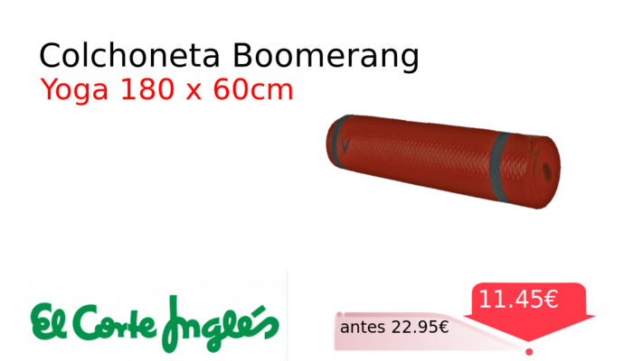 Colchoneta Boomerang