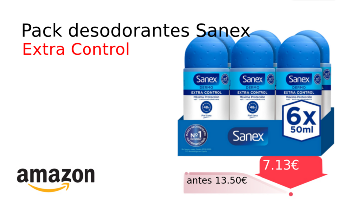 Pack desodorantes Sanex