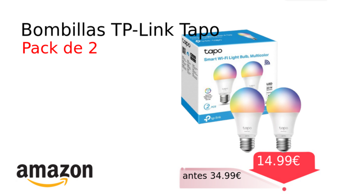 Bombillas TP-Link Tapo