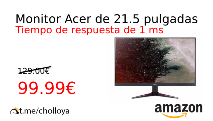 Monitor Acer de 21.5 pulgadas