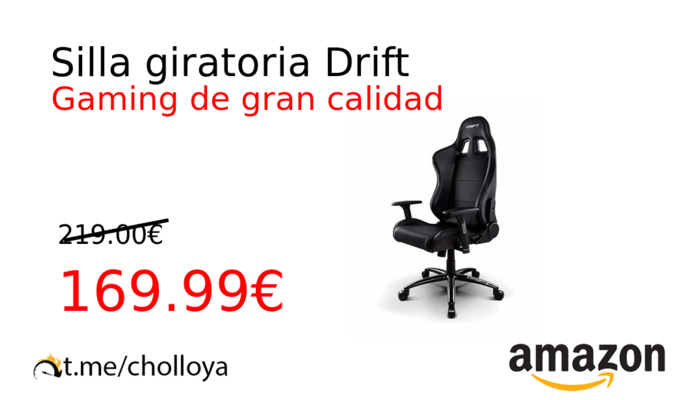 Silla giratoria Drift