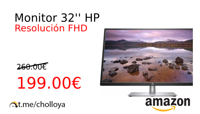 Monitor 32'' HP