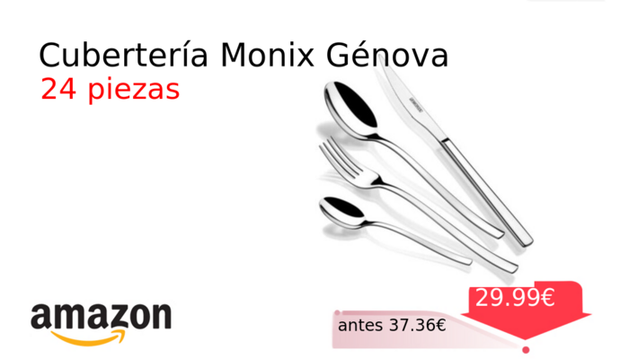 Cubertería Monix Génova 