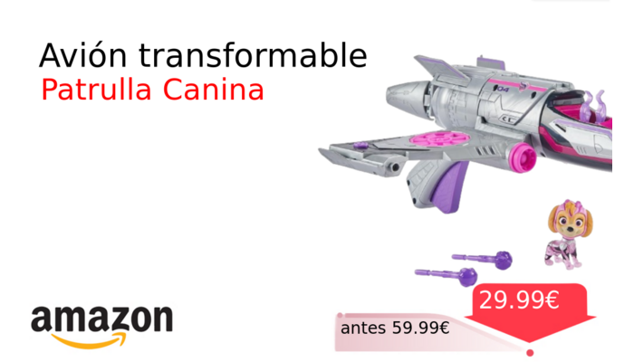 Avión transformable