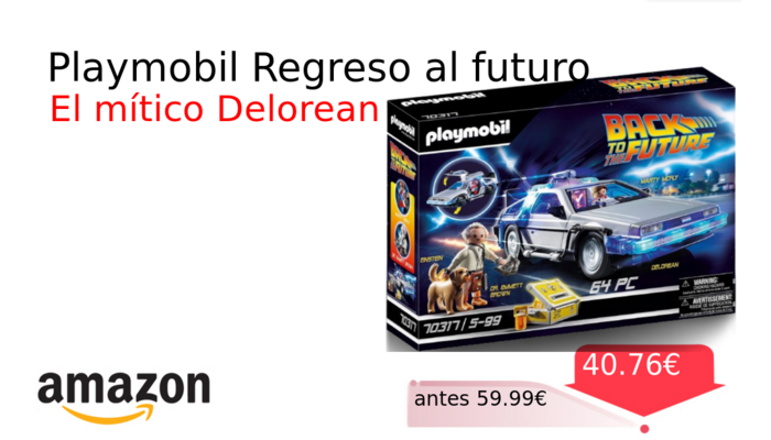 Playmobil Regreso al futuro