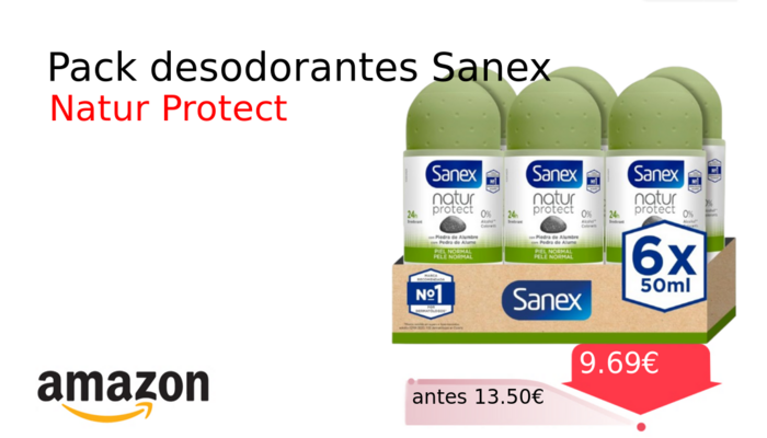 Pack desodorantes Sanex