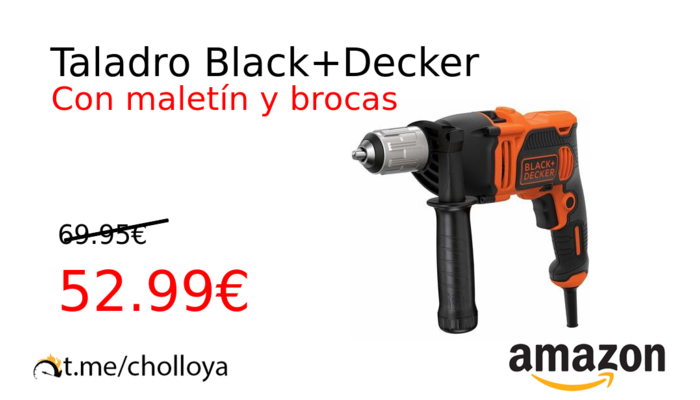 Taladro Black+Decker