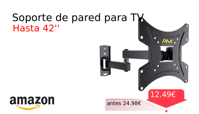 Soporte de pared para TV