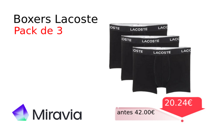 Boxers Lacoste