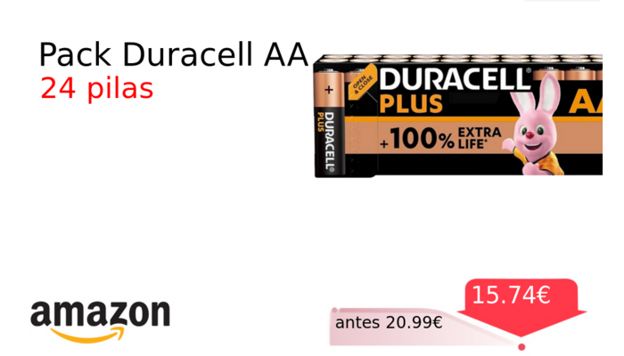 Pack Duracell AA