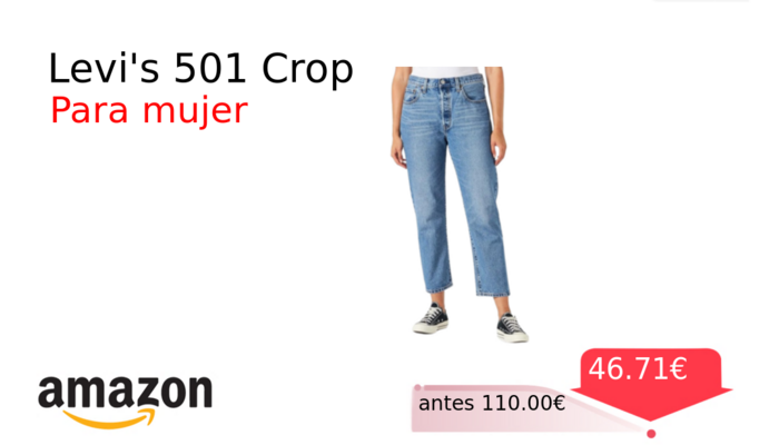 Levi's 501 Crop