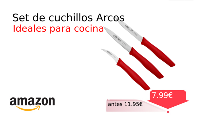 Set de cuchillos Arcos