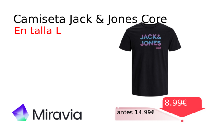 Camiseta Jack & Jones Core