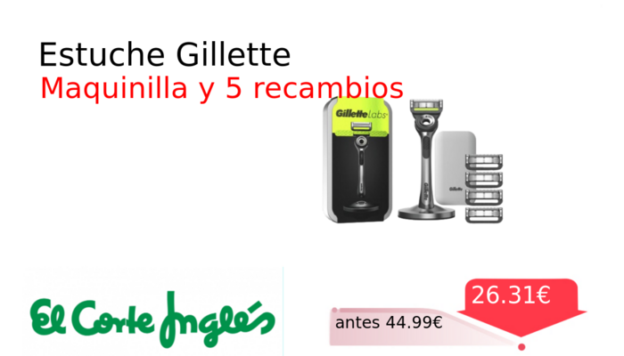 Estuche Gillette