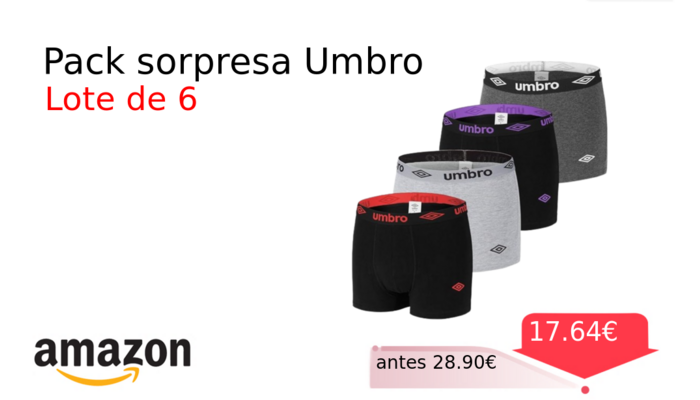 Pack sorpresa Umbro