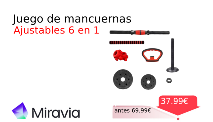 Juego de mancuernas