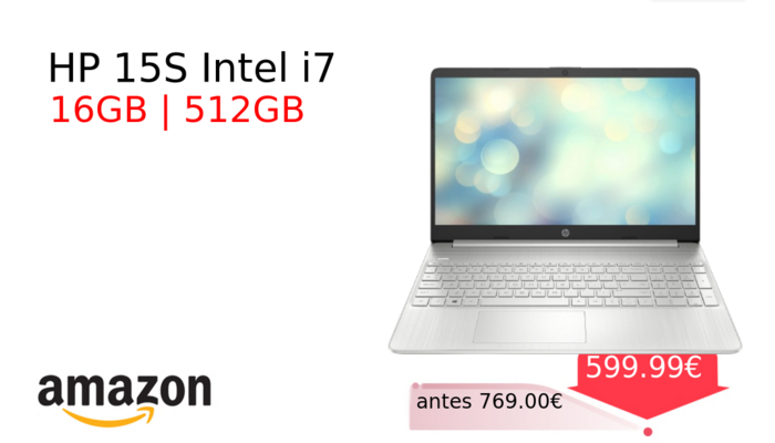 HP 15S Intel i7