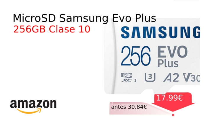 MicroSD Samsung Evo Plus