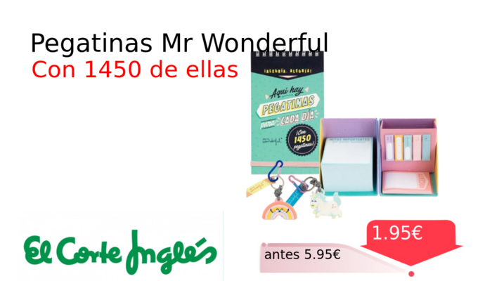 Pegatinas Mr Wonderful