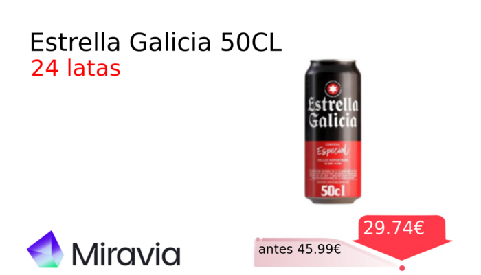 Estrella Galicia 50CL