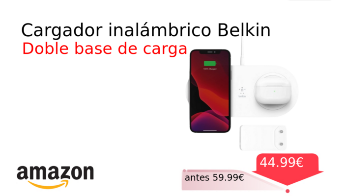 Cargador inalámbrico Belkin