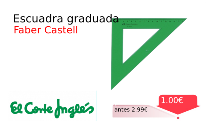 Escuadra graduada