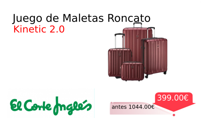 Juego de Maletas Roncato