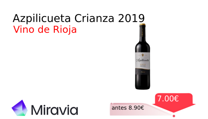 Azpilicueta Crianza 2019