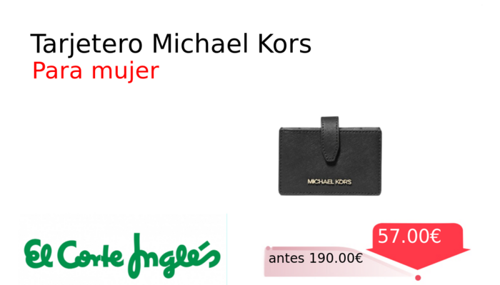 Tarjetero Michael Kors