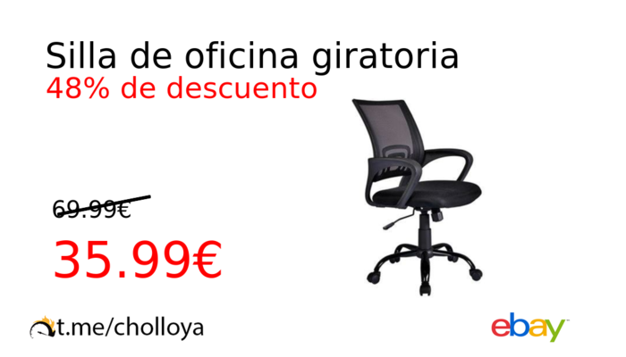 Silla de oficina giratoria