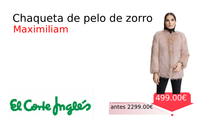 Chaqueta de pelo de zorro