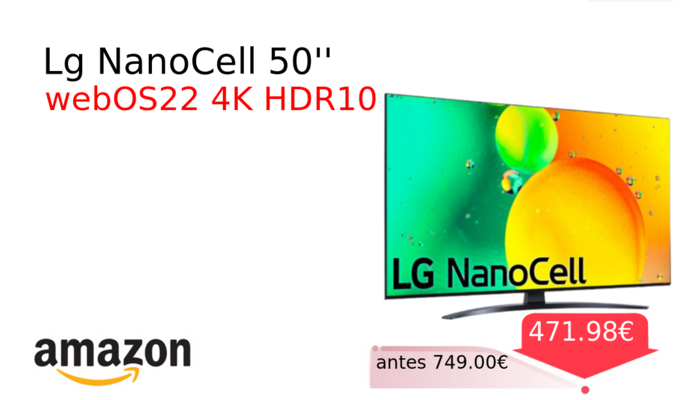 Lg NanoCell 50''
