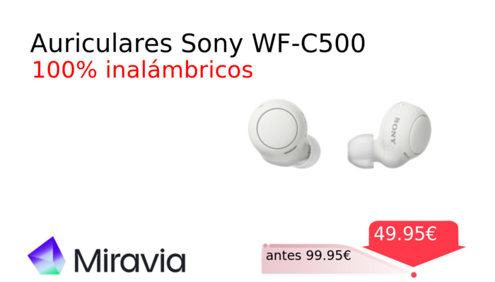 Auriculares Sony WF-C500