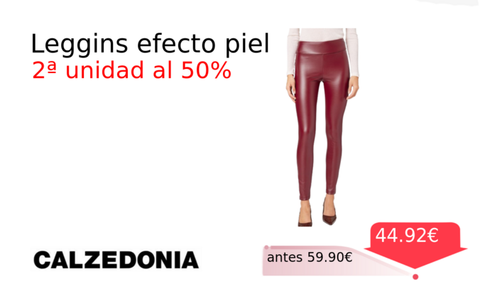 Leggins efecto piel