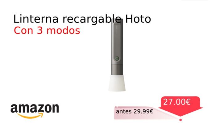 Linterna recargable Hoto