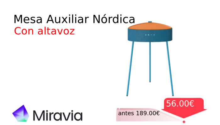 Mesa Auxiliar Nórdica