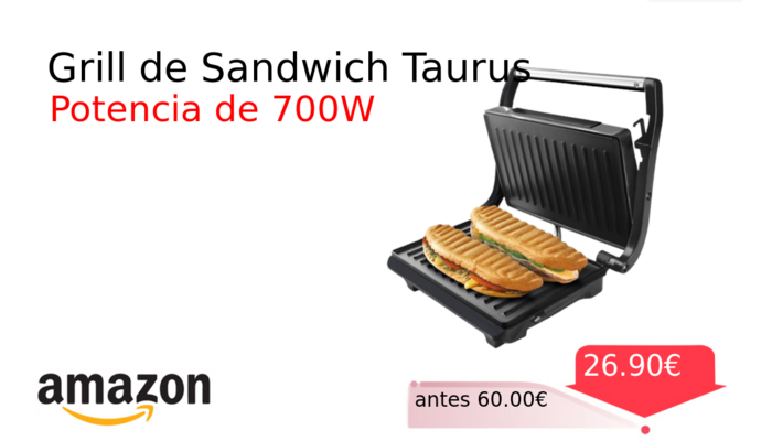 Grill de Sandwich Taurus
