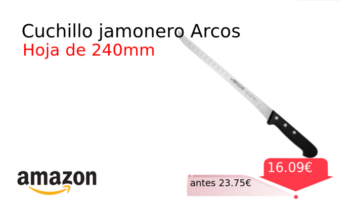 Cuchillo jamonero Arcos