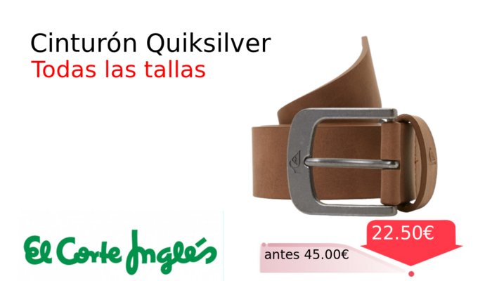 Cinturón Quiksilver